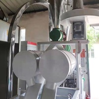 100t Russe Auto-sucer Maïs Complet Petite Échelle Blé Maïs Farine Grain Moulin Broyeur Machine Ligne De Production