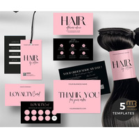 Autocollants personnalisés pour extensions de cheveux, 50 pièces, longueur de pouces, soins de perruques pour salon, étiquettes