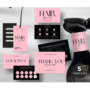 Logo personalizzato lunghezza dei capelli pollici tie care salon parrucca estensione adesivi per imballaggio per <span class=keywords><strong>etichette</strong></span> per fasci di capelli - Product Image 2