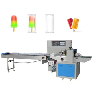 Machine à emballer les oreillers de crème glacée Popsicle Vente en gros Ligne de production de bâtons de crème glacée Popsicle