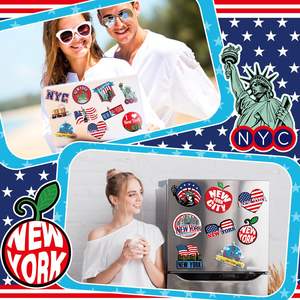 Aimants Souvenirs de New York les Plus Vendus pour la Décoration de la Maison, du Réfrigérateur et de l'Ordinateur Portable - Product Image 3