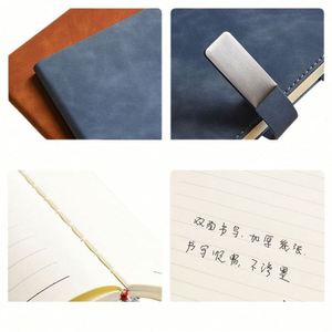 Custom A5 Softcover PU Leather <b>Note</b> <b>Book</b> Promotional Business Office Notebook With Logo - Product Image 4