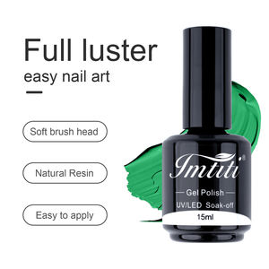 Imtiti Nieuwe Aankomende Zwartachtig Groene Nagellak UV-<span class=keywords><strong>Gel</strong></span> Olijfgroen Doorweekt <span class=keywords><strong>Gel</strong></span> Nagellak - Product Image 2