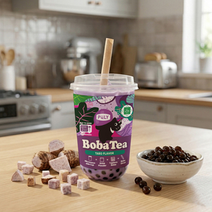 Taro chaleur rapide violet igname micro-ondes bulle thé Boba boisson tasse stockage ambiant 85g option de tasse réutilisable pour les envies de fin de soirée - Product Image 2