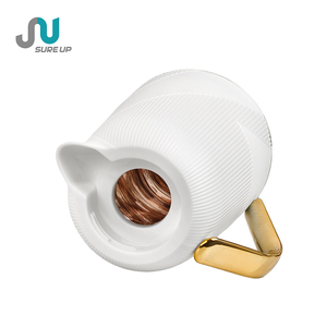 Cafetière arabe de haute qualité Café thermique isolé Bouilloire à café en verre <span class=keywords><strong>1L</strong></span> <span class=keywords><strong>Théière</strong></span> <span class=keywords><strong>thermos</strong></span> avec doublure en verre rose - Product Image 4