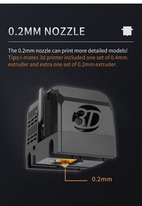 Imprimante 3D industrielle QIDI I-mates en gros, grande machine d'impression 260*200*200mm, imprimante 3D QIDI grande taille - Product Image 3