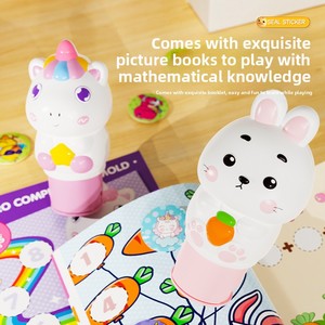 Sceau <span class=keywords><strong>magique</strong></span> mignon forme animale étanche sans trace autocollant ensemble maternelle récompense <span class=keywords><strong>petit</strong></span> cadeau créatif pâte jouets - Product Image 4