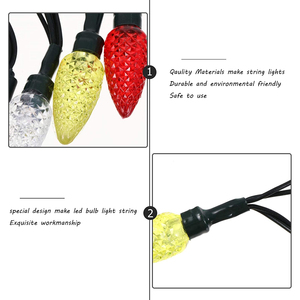 2025 Sáng Tạo Giáng Sinh LED Sạc Cáp Tinh Khiết Đồng USB Bong Bóng Ánh Sáng Chuỗi Với Dứa LED Máy In Màu Sử Dụng Quà Tặng - Product Image 4