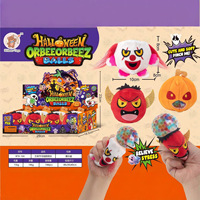 Bola Penghilang Stres Lucu Tema Halloween Natal AS, Mainan Kreatif Unik untuk Melepas Emosi
