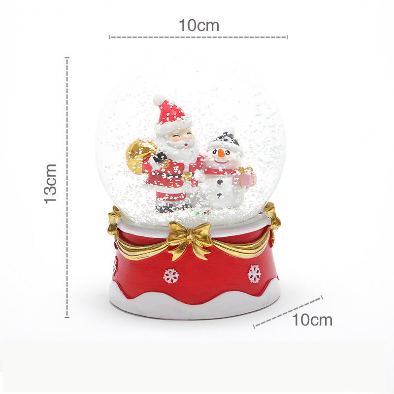 100mm globe snowman