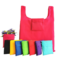 Sacs fourre-tout réutilisables pliables en nylon et polyester avec fermeture éclair, grand format, personnalisables avec logo et motif lettres, pour la vente en gros