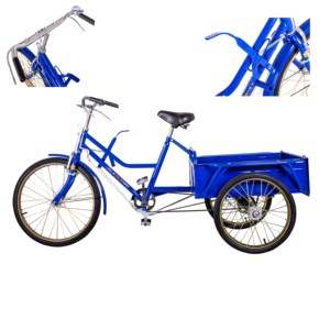 Bicicletta <span class=keywords><strong>a</strong></span> Tre <span class=keywords><strong>Ruote</strong></span> da 24 Pollici Triciclo da Carico Bici <span class=keywords><strong>a</strong></span> <span class=keywords><strong>3</strong></span> <span class=keywords><strong>Ruote</strong></span> - Product Image 3