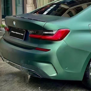 Wrapmaster 1,52*17m Películas decorativas para automóviles colores de pintura para automóviles PET Mate Verde Esmeralda envoltura de vinilo para automóviles - Product Image 6