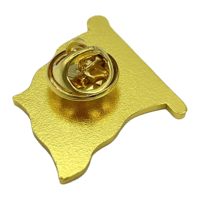 Insigne de broche de drapeau du Brésil de sentiment haut de gamme personnalisé Broche en métal Accessoires vestimentaires Épingles de drapeau de divers pays