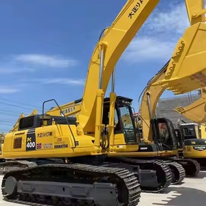 Excavatrice sur chenilles Komatsu PC400-7 d'occasion de haute qualité 100% originale, 40 tonnes, moteur 246 kW, pompe à engrenages, roulement, PLC - Product Image 5