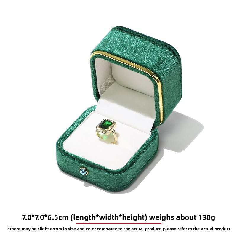 green ring box7*7*6.5CM