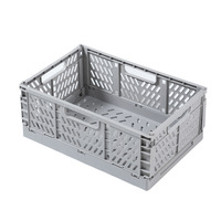 Caisses en plastique pliables, empilables, caisses en plastique pour fruits, boîte pliable de qualité alimentaire, fruits et légumes