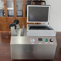 Machine automatique d'emballage de peau sous vide machine à sceller les plateaux de restauration rapide machine d'emballage sous vide de viande fraîche pack de peau de poisson