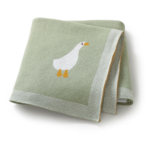 Fabricante Confiable de Mantas para Bebés |   Mantas de Bebé Tejidas Premium con Diseño de Ganso de Dibujos Animados - <span class=keywords><strong>Precio</strong></span> de Fábrica y Alta Calidad - Product Image 1