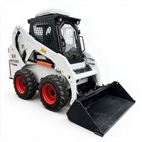 Chargeuse compacte sur pneus de 49,6 CV avec levage radial, haute maniabilité, Bobcat S18, mini-chargeuse d'occasion
