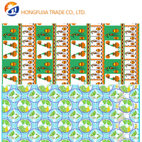 Kain Organza Anti-Pil 100% Katun Tenun Polos Bermotif Batik Berat Sedang Tahan Gesekan untuk Kostum Nasional Ankara Afrika