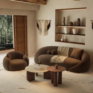 Sofá Curvo de Estilo Medieval para Hogar, Hotel o <span class=keywords><strong>Pequeño</strong></span> Salón de Belleza para Recepción o Área de Descanso en Sala de Estar - Product Image 3