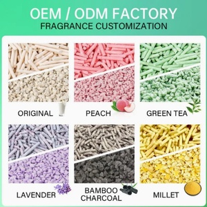 Arena para Gatos de Tofu con Aroma a Té <span class=keywords><strong>Verde</strong></span>, Marca Privada OEM, para Hogares con Múltiples Gatos - Product Image 3