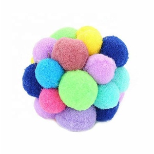 Pelota Multicolor con Campana, Pelota Rebotante con Sonido Interactivo para Gatos, Juguetes para Mascotas al por Mayor - Product Image 5