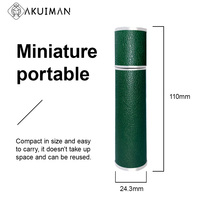 Flacon de parfum rotatif à double paroi en aluminium avec tube en verre extérieur 10ml