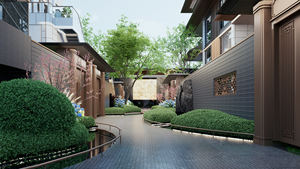 Nexus Design professionale del paesaggio residenziale spazio verde pianificazione eco-friendly all'aperto 3D Rendering costruzione immobiliare - Product Image 6