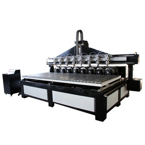 Multi-heads 6/8 Cnc Wood Router Cutter Machine Kitchen Cabinet Furniture Making Machine
