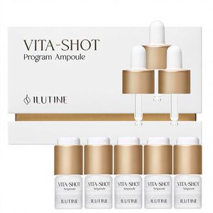 Sérum éclaircissant pour la peau ILUTINE Alpha Arbutin Acide Hyaluronique Ampoule Liquide Stabilisée Vitamine C pour un Teint Éclatant - Product Image 1