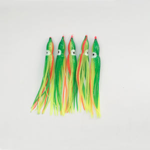 Faldas de calamar de pesca suave, 12cm, <span class=keywords><strong>octupus</strong></span>, arrastre, Señuelos de Pesca - Product Image 3