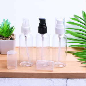 Lusso 80ml contenitori riutilizzabili in plastica per animali domestici da viaggio vuoti per articoli da toeletta lozione Shampoo fondotinta sieri disinfettante per le mani - Product Image 1