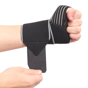 Aolikes สายรัดข้อมือยิมนาสติกสำหรับยกของ,สายรัดข้อมือแบบบีบอัดยืดหยุ่นได้พร้อมที่ประคอง<span class=keywords><strong>นิ้ว</strong></span>หัวแม่มือ - Product Image 1