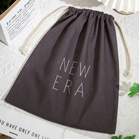 Sacs à cordon en toile de coton 100% naturel et biologique réutilisables, logo personnalisé, emballage cadeau, sac anti-poussière, serviette, articles de toilette, écologiques