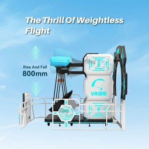 <span class=keywords><strong>Simulateur</strong></span> de Parapente VR Commercial Intérieur pour 2 Joueurs, Jeu de Vol Dynamique en Parapente, Cinéma de Réalité Virtuelle 9D - Product Image 4