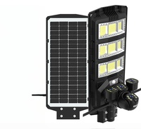 Réverbère solaire avec caméra de sécurité V380 4G/WIFI 450W 18000 MAH extérieur étanche IP65 capteur de mouvement Parking lumière