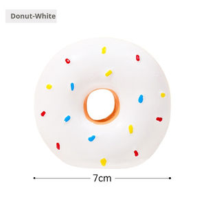 Nouveau jouet en latex pour animaux de compagnie - Donuts qui font du bruit - Donuts multicolores de simulation qui font du bruit, jouet pour petit chien - Product Image 6