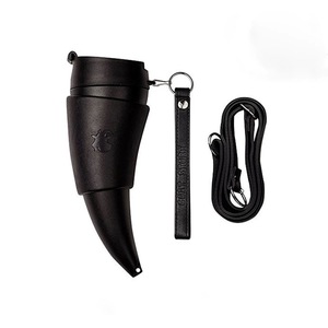 High Quality Stainless Steel Goat Horn <strong>Thermos</strong> Cup PU Leather Lid Cup Holder Outdoor Coffee Beer Metal Armoured Painted Animal - Product Image 5
