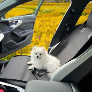 Großer Hersteller von Haustier-Autositzbezügen, strapazierfähiger, kratzfester Hunde-Autositzbezug mit Sicherheitsgurt für die Vordersitze - Product Image 1