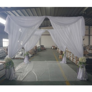 Aluminum adjustable drapes <b>stand</b> wedding ceremony <b>backdrop</b> <b>stand</b> pipe and drape - Product Image 2