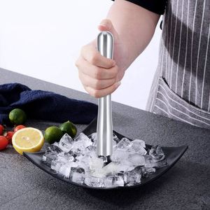 Moulin à glace en acier inoxydable en gros, cuillère à cocktail à long manche, pilon à fruits et citrons pour la maison, accessoires de bar - Product Image 4
