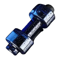 550ml Portable Incassable Sport Bouteille En Plastique Shaker Sport Bouteilles D'eau Fitness Haltère