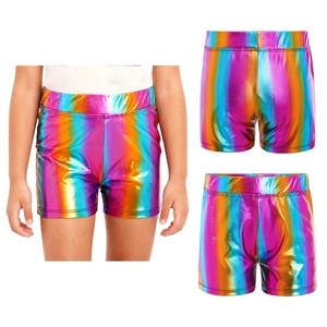 Shorts Métalliques pour Filles de 3 à 12 Ans, Danse Standard, Hot Pants, Jazz, Hip-Hop, Entraînement Sportif, Gymnastique, Pratique de la Danse - Product Image 2