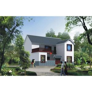 Custom Light Steel Frame Villa <b>Prefab</b> <b>House</b> Chinese Style Yuxi Origin Total Project Solution Onsite Installation - Product Image 1