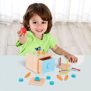 Madera 4 en 1 juguetes educativos bloque juguete forma clasificador juego Montessori juguetes para niños numberblocks - Product Image 3