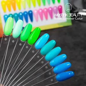 Großhandel 48-Farben-Neon-High-Pigment-UV-Gel-Nagellack langanhaltender Abwaschbarer Nagellack für Sommerdesign