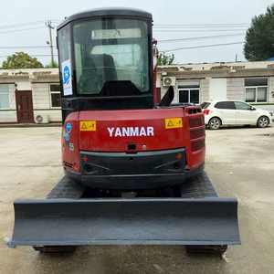 Mini-excavatrice Yanmar Vio55 d'occasion de 5 tonnes avec certification EPA, excavatrice d'occasion bien entretenue avec chenilles en caoutchouc en option, pièces supplémentaires Yanmar - Product Image 3
