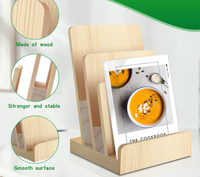 Porte-documents de bureau en bois, support de rangement pour brochures, support de documents pour la maison et le bureau